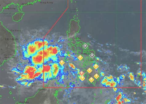 New LPA spotted off Palawan .